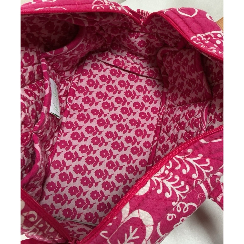Vera Bradley Twirly Birds Pink Shoulder Bag Purse ( Retired Pattern) - Picture 8 of 12